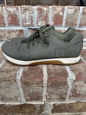 NOBULL Women's Outwork Weightlifting Cross Fit Workout Shoes Olive Green, 8.5